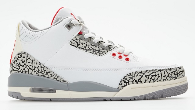 Women Air Jordan 3 Grey Cement